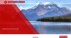 Desktop Screenshot of electrorecambio.pt