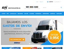 Tablet Screenshot of electrorecambio.es